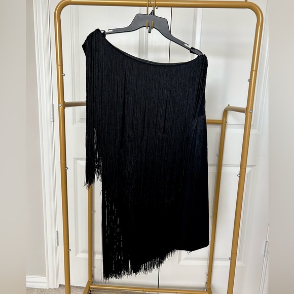 Anthropologie hutch one shoulder fringed mini dress - Picture 14 of 16